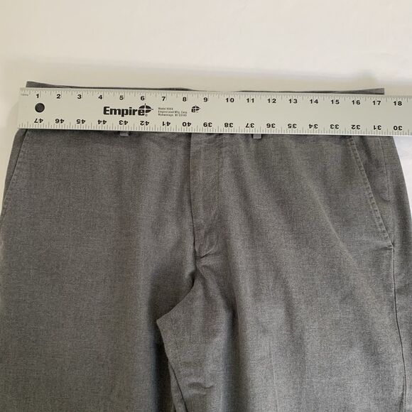 J Crew Bowery Pants Men 33x32 Dark Gray Dress Slacks Trouser Office Career Work - Picture 5 of 9
